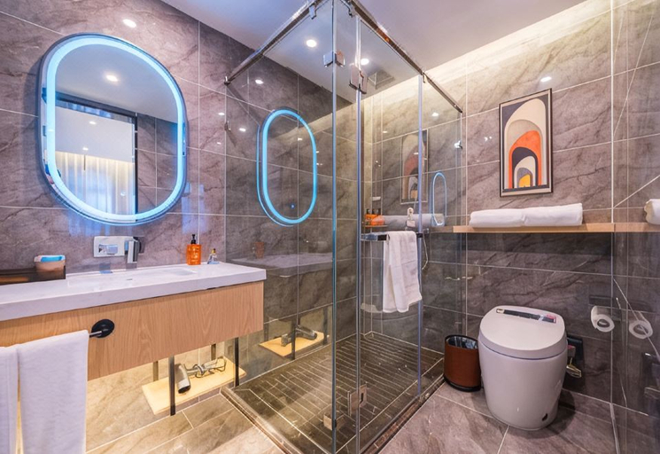 Bathroom 3, Orange Hotel Jinzhou Railway Station, Jinzhou