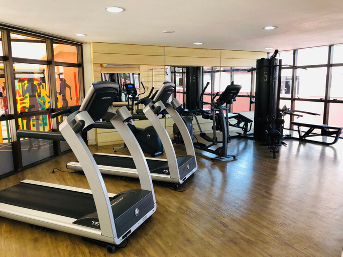 Fitness facility 5, Best sea View Suite in Jurere Resort Jbv242, Florianopolis