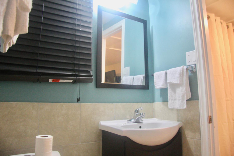 Bathroom 5, American Plaza Motel, Middlesex