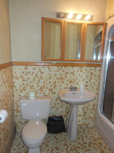 Bathroom 3, Motel Le Paysan, Montréal