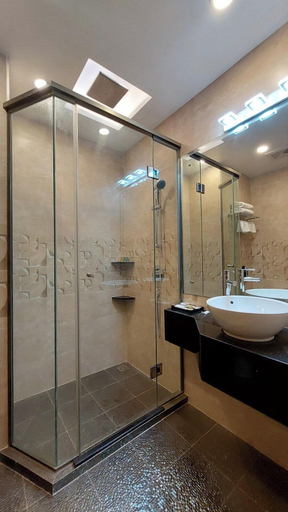 Bathroom 4, Hotel Grand Galaxy, Yangon