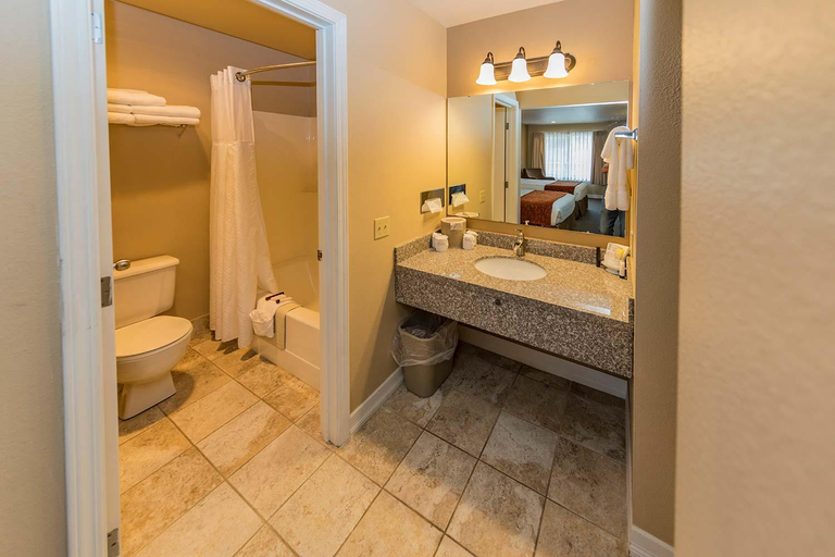 Bathroom 5, Mill Village Motel, Pierce