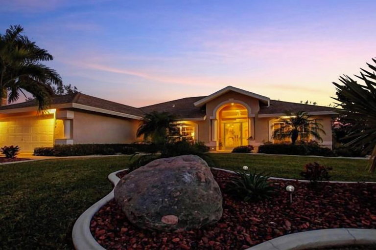 Exterior, Lupita, boat lift, dock, heated south facing pool, Lee