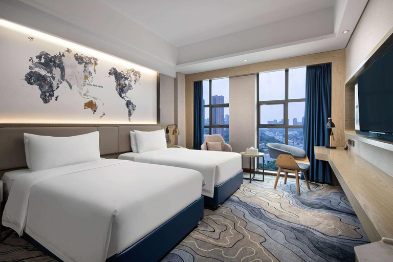 Bedroom, Ramada By Wyndham Changsha Tianxin, Changsha