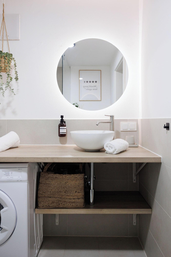 Bathroom 3, Boho Studio Augarten City Apartment, Wien