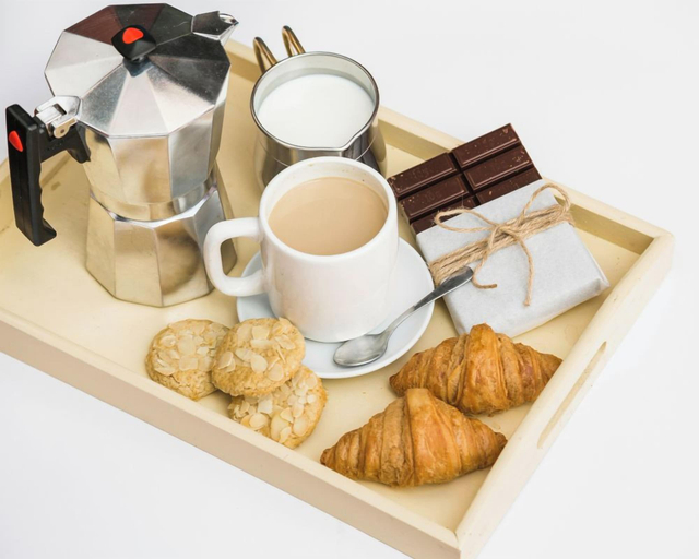 Breakfast meal, Residence Les Maristes, Dakar