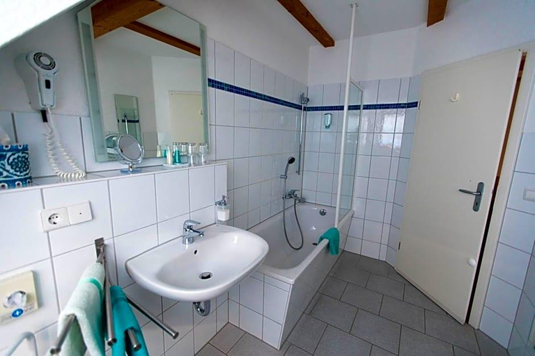 Bathroom 5, Hotel Blaue Blume, Mittelsachsen