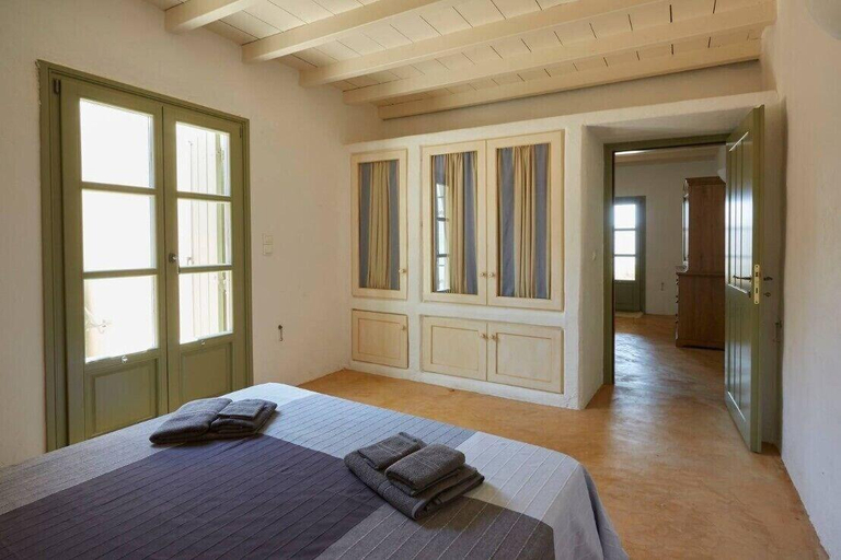 Bedroom 2, Ochre Dream Beach Sunset Villa Naousa, South Aegean