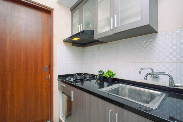 Private kitchen 2, Affordable Comfort Studio At Apartment Grand Kamala Lagoon, Bekasi