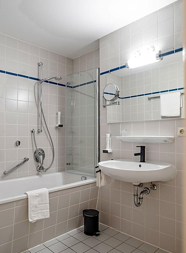 Bathroom 5, Hotel Goldener Hirsch, Kaufbeuren