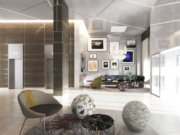Lobby 3, Ariya New York Times Square, Tapestry Collection, New York