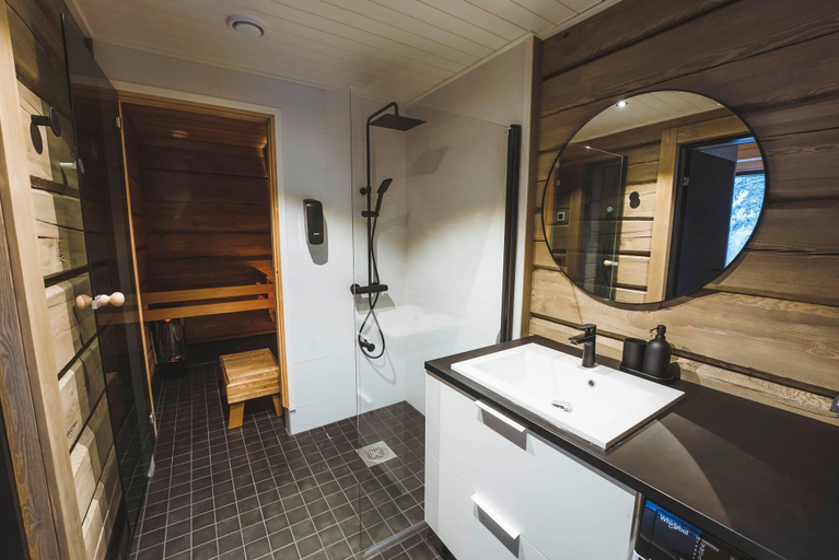 Bathroom 3, Invisible Forest Lodge, Lapland