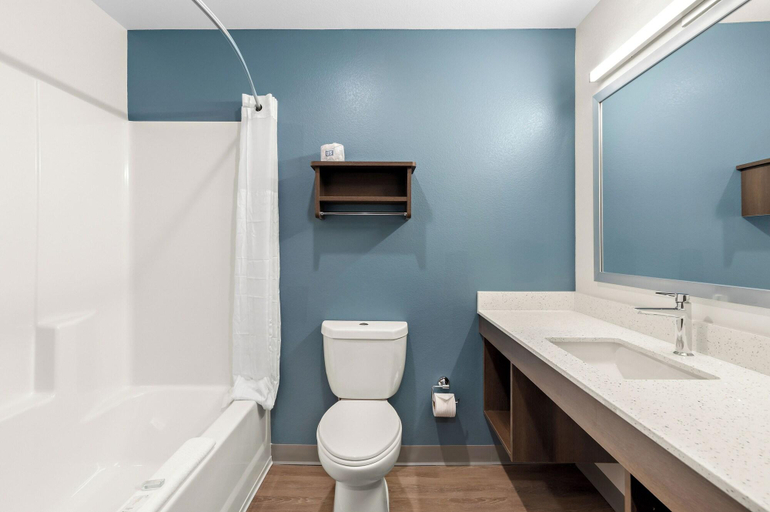 Bathroom 4, Woodspring Suites Palmdale - Lancaster, Los Angeles