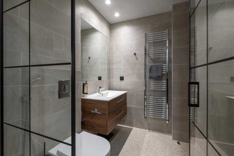 Bathroom 3, Evripidou 7 Kalamata Mediterranean Suites, Peloponnese