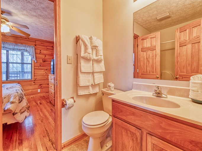 Bathroom 3, Hawks Point Lodge, Sevier