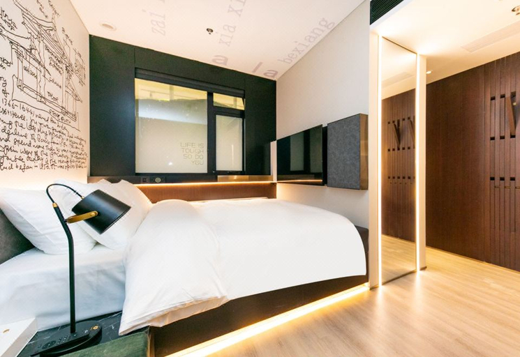 Bedroom 2, Jinglai Hotel · Light Luxury (Shanghai Bund Joy City Branch) , Shanghai