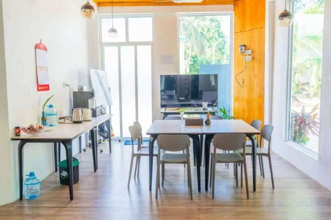 Dining 2, Evelyaa Guest House, Vaavu Atoll