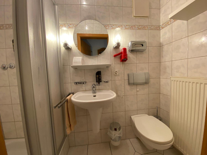 Bathroom 4, Hotel Restaurant Zum Loewen, Waldshut
