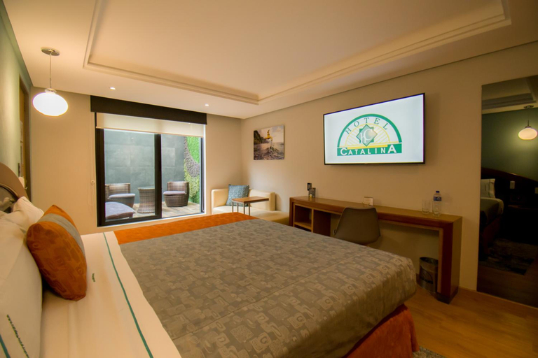 Bedroom, Hotel Catalina, Mexico City