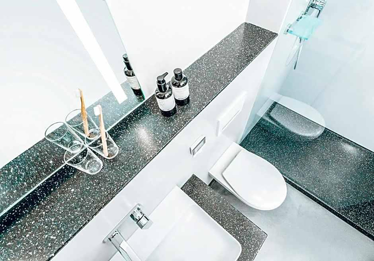 Bathroom 4, Hotel Schwertfirm, Dachau