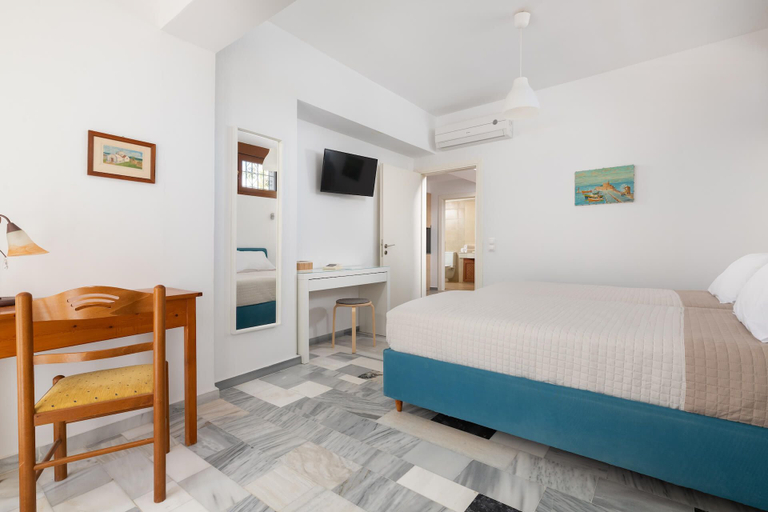 Bedroom 3, Arte Pefki Beachfront Suites, South Aegean