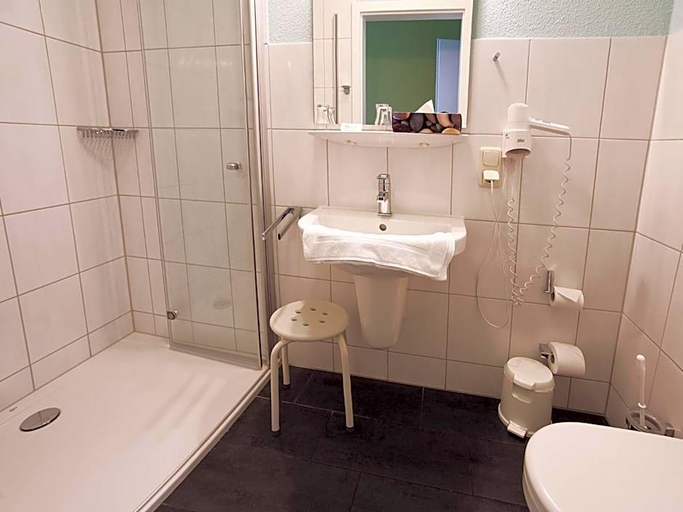 Bathroom, Hotel Zum Herrenhaus, Wartburgkreis