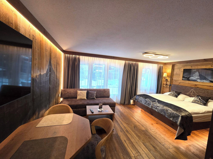 Bedroom 2, Apartments La Perle, Visp