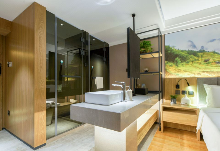 Bathroom 3, TRUE GO Hotel (Harbin Railway West Station Wanda Plaza), Harbin