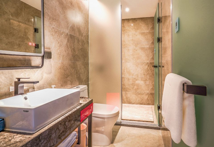 Bathroom 3, Echarm Hotel Zhuhai Qinglv Road Grand Theater, Zhuhai