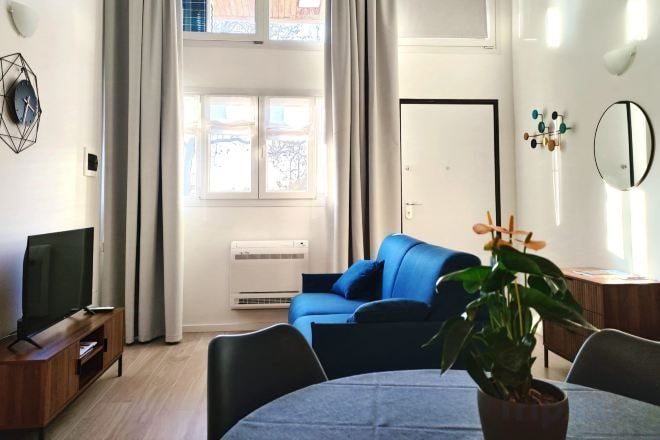 Living area, Design Apartment Loft in Milan Forum, Milano