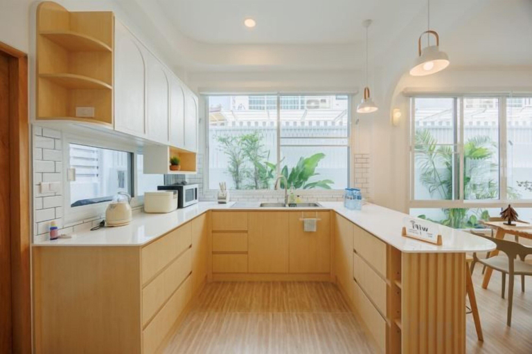 Private kitchen 5, Bangkok four bedroom pool villa, Wattana