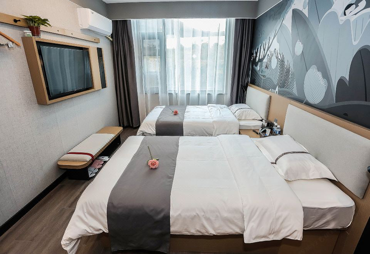 Bedroom, Shankee Collection Hotel (Ruyang Ziluo New Area), Luoyang