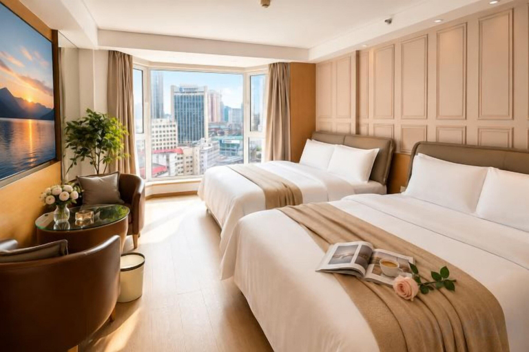 Bedroom 3, Love Holiday Hotel (Dalian Zhongshan Square Railway Station), Dalian