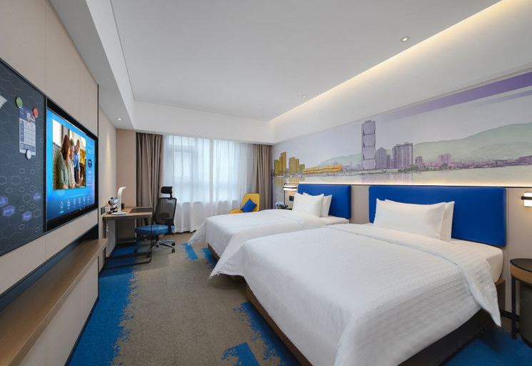Bedroom 2, Hampton by Hilton Lianyungang Haibin, Lianyungang