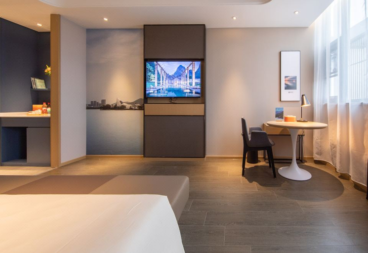 Bedroom 2, Atour Hotel Yunlong Lake China University of Mining and Technology Xuzhou, Xuzhou