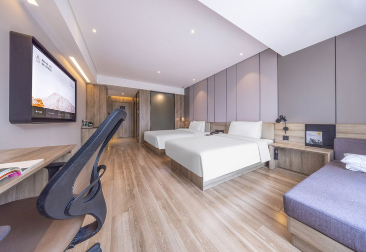 Bedroom 2, Atour Hotel Qingdao Chengyang, Qingdao