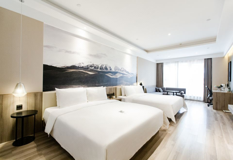 Bedroom 2, Atour Hotel Wenhua West Road Turpan, Turfan