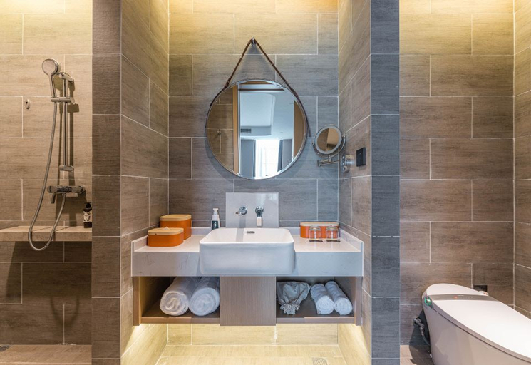 Bathroom 3, Atour Hotel Shaoxing Jinghu Basketball, Shaoxing