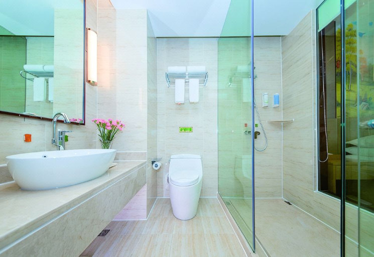 Bathroom 3, Vienna International Hotel Wuhan Yangluo New Port, Wuhan