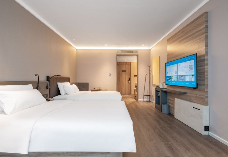 Bedroom 2, Hanting Hotel Jinan Yingxiongshan Road Luneng Lingxiucheng, Jinan