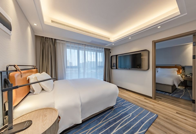 Bedroom 2, Echarm Hotel Kunming Guangfu Road Haile World, Kunming