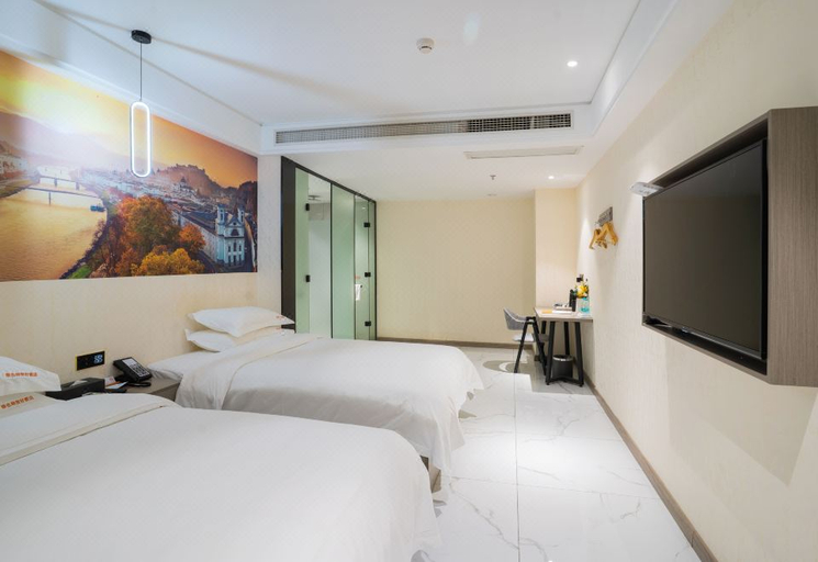 Bedroom 2, Vienna Classic Hotel Fuzhou Railway Station North Square, Fuzhou