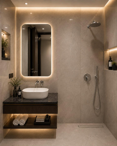 Bathroom, The Grand Shukarana, Narsimhapur