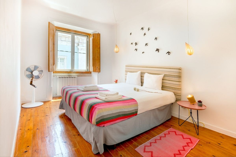 Bedroom 3, Central Apartment at Chiado, Lisbon