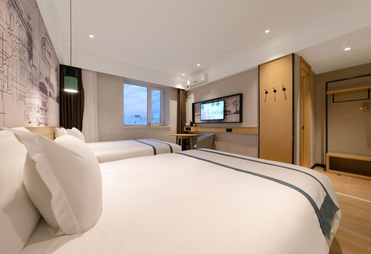 Bedroom 2, Nihao Hotel Harbin Central Street Saint Sophia Cathedral, Harbin