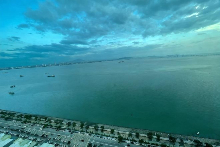 Aerial view 3, Georgetown Seaview Duplex 2BR for 6 Guests at Maritime Suites 073A, Penang Island