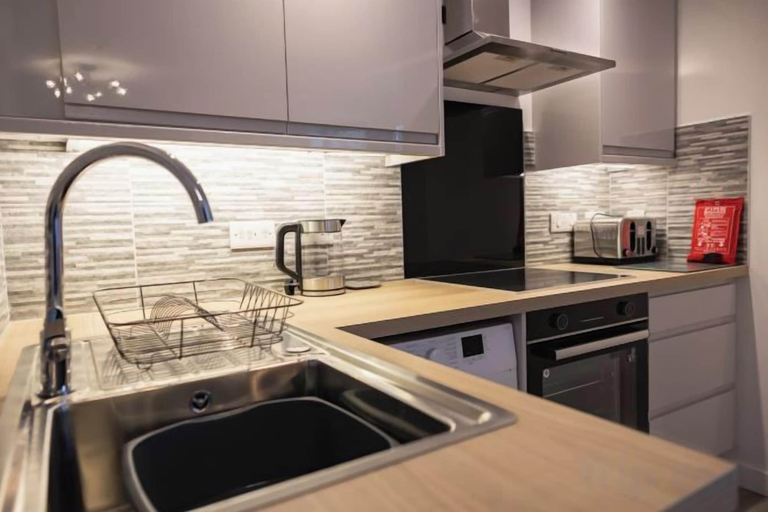 Private kitchen, Sunbeam House Apartment 1, Lancashire