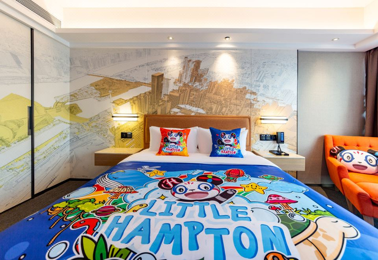 Bedroom 2, Hampton by Hilton Suning Plaza Suqian, Suqian