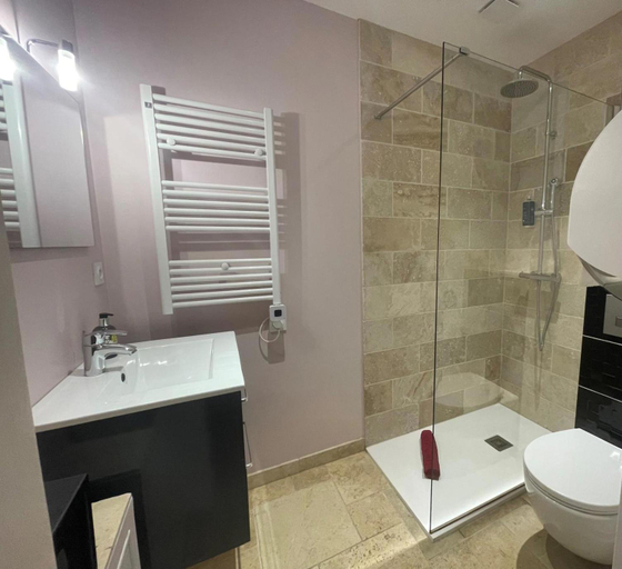 Bathroom, Logis Hotel Restaurant Le Domaine de la Regaliere, Gard