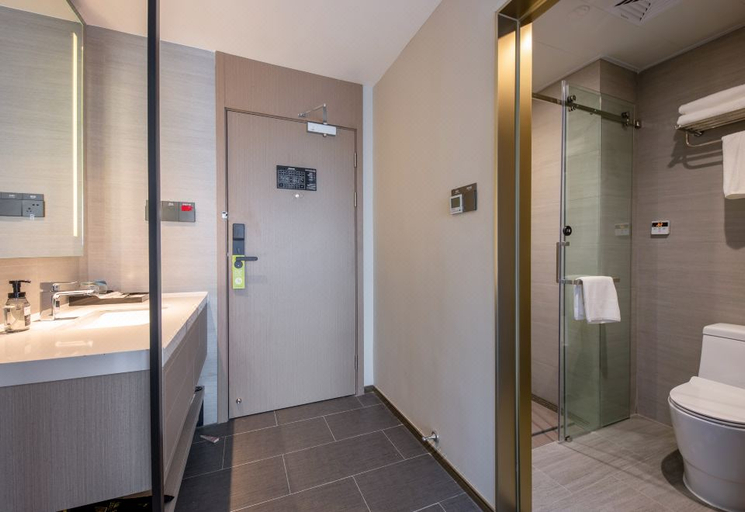 Bathroom 3, Rezen Rulin Hotel Qingdao Optical Valley Software Park, Qingdao